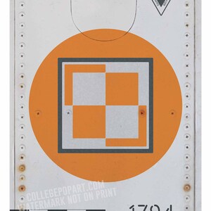 Tennessee Volunteers | &quot;Vintage Aircraft&quot; Style Roundel Print in Team Colors of Your Favorite School | Great for Kids or Man Caves |
