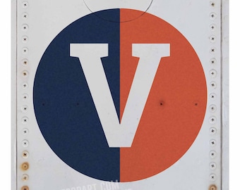 Virginia Cavaliers / Estampado circular estilo "Vintage Aircraft" en los colores del equipo de su escuela favorita / Ideal para niños o cuevas para hombres /