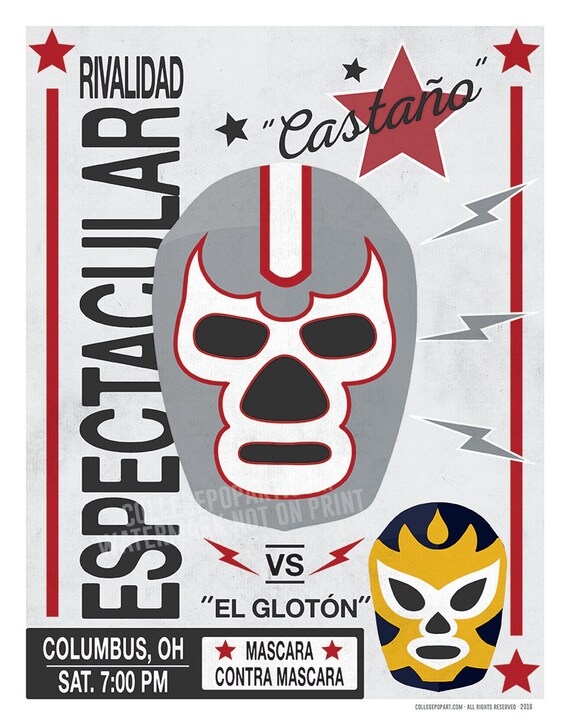 Ohio State Buckeyes Castano Luchador Mask Rivalry Etsy Ohio State Buckeyes Castano Luchador Mask Rivalry Etsy