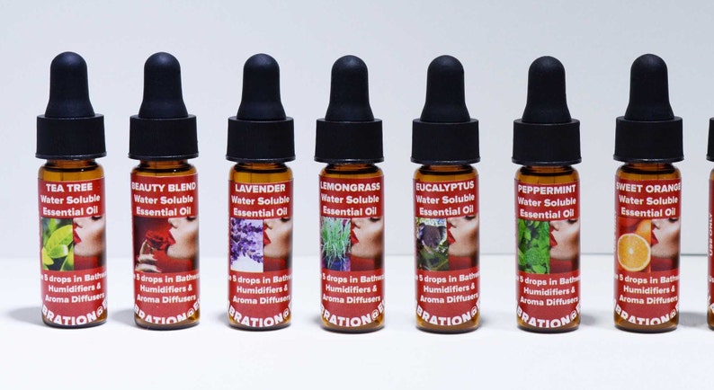 Essential Oils Water Soluble Essential Oils For Baths Etsy