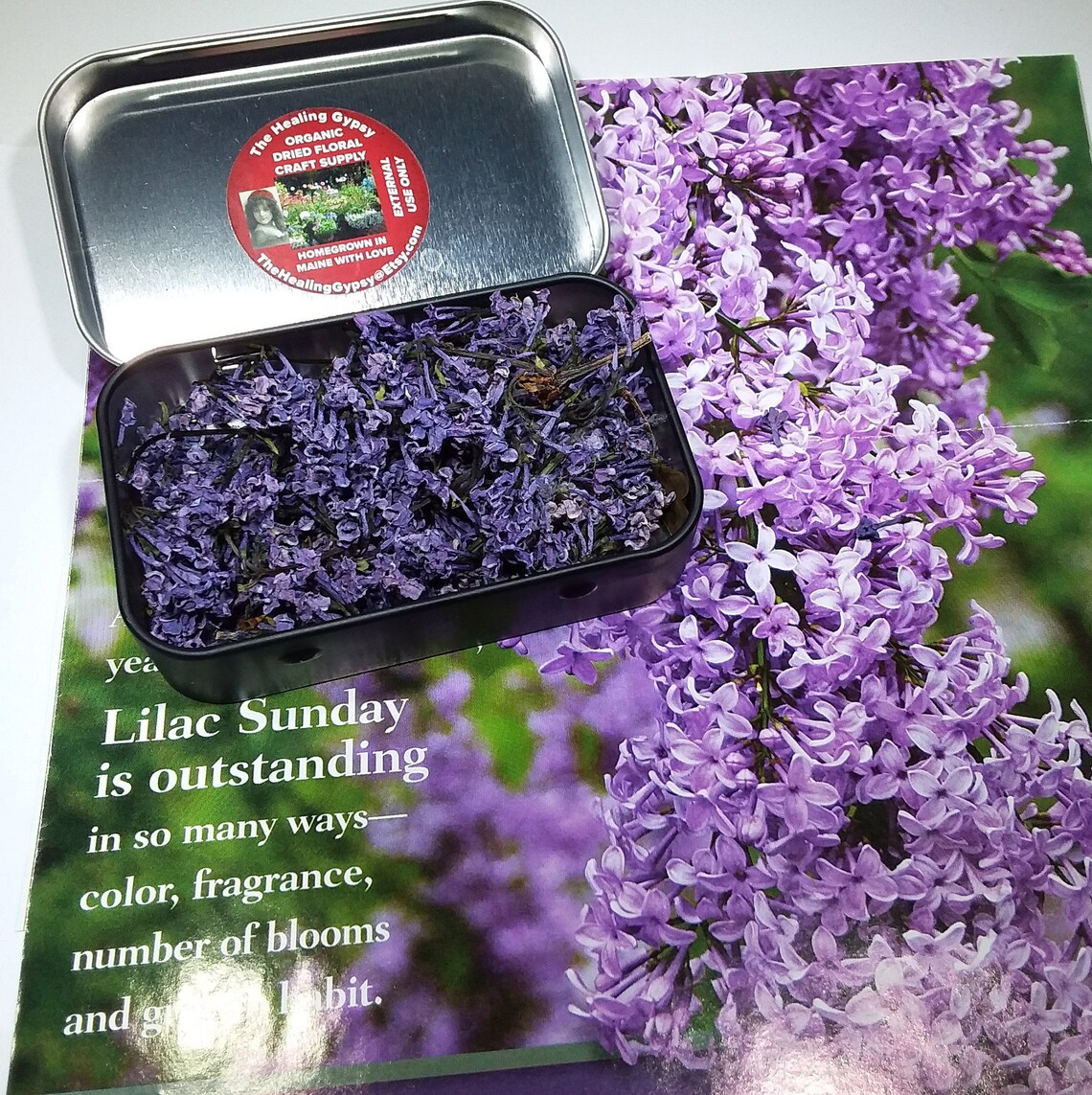 Dried Lilac Blossoms Organic Home Grown Lilac Dried Blossoms Etsy