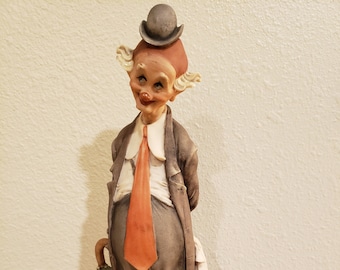 The Tender Clown Porcelain Figurine