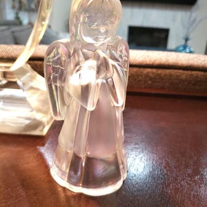 Vintage Fenton Iridescent Glass Angel