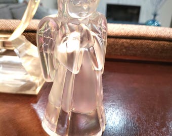 Vintage Fenton Iridescent Glass Angel