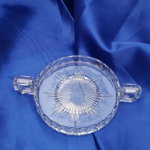Vintage Heisey Glass Dish Starburst