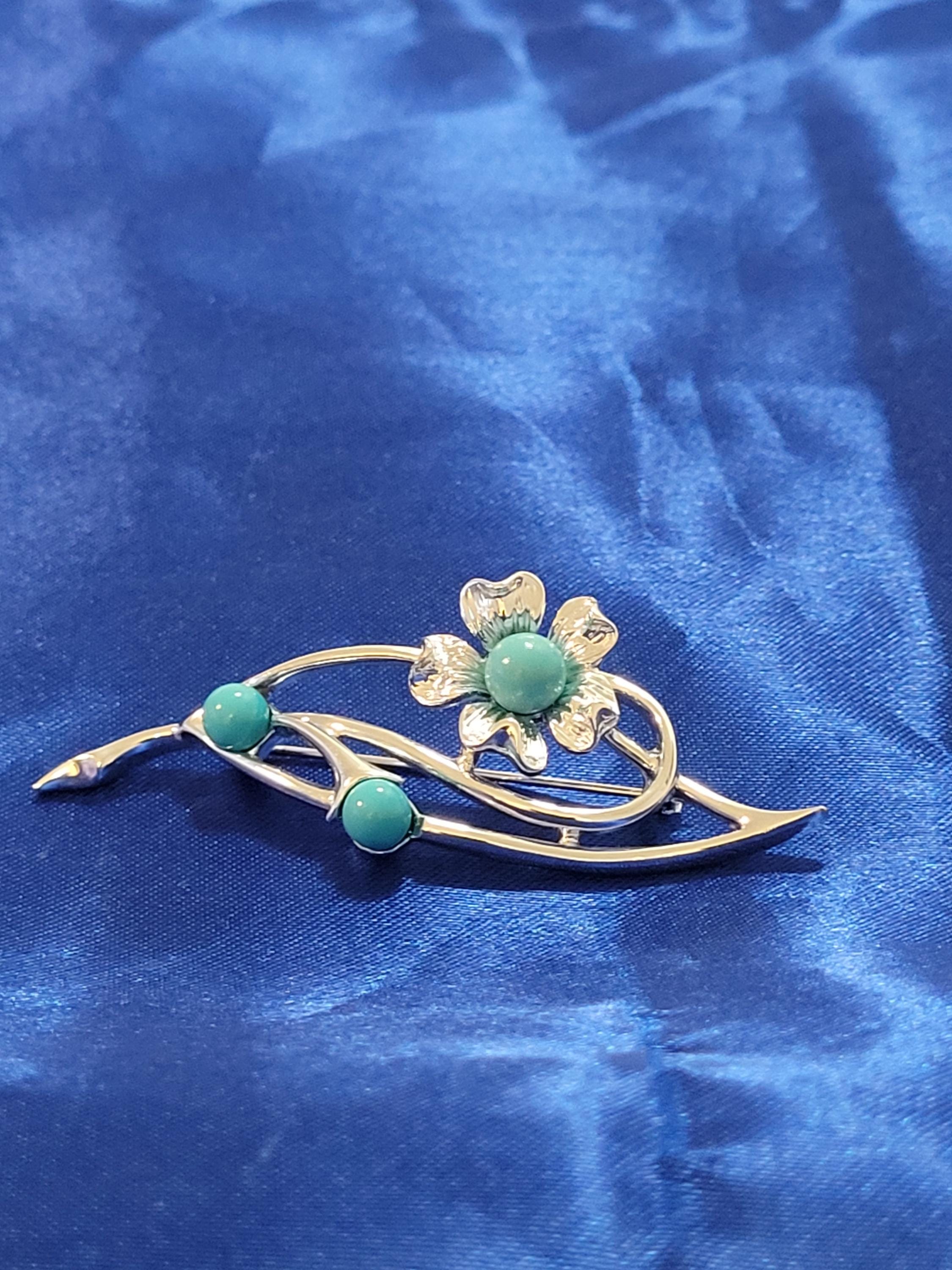 Vintage Sarah Coventry Blue Note Pin Brooch