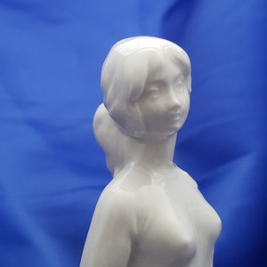Capodimonte White Porcelain Goddess Figurine