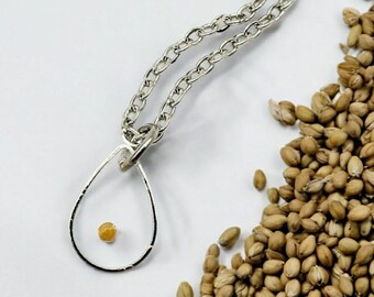 Mustard Seed Necklace, Faith Necklace, Christian Jewelry, Encouragement Gift for Her,Bible Verse Jewelry, Gift for Her, Minimalist Jewelry
