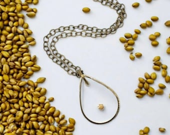 Mustard Seed Necklace, Faith Necklace, Christian Jewelry, Encouragement Gift for Her,Bible Verse Jewelry, Gift for Her, Minimalist Jewelry