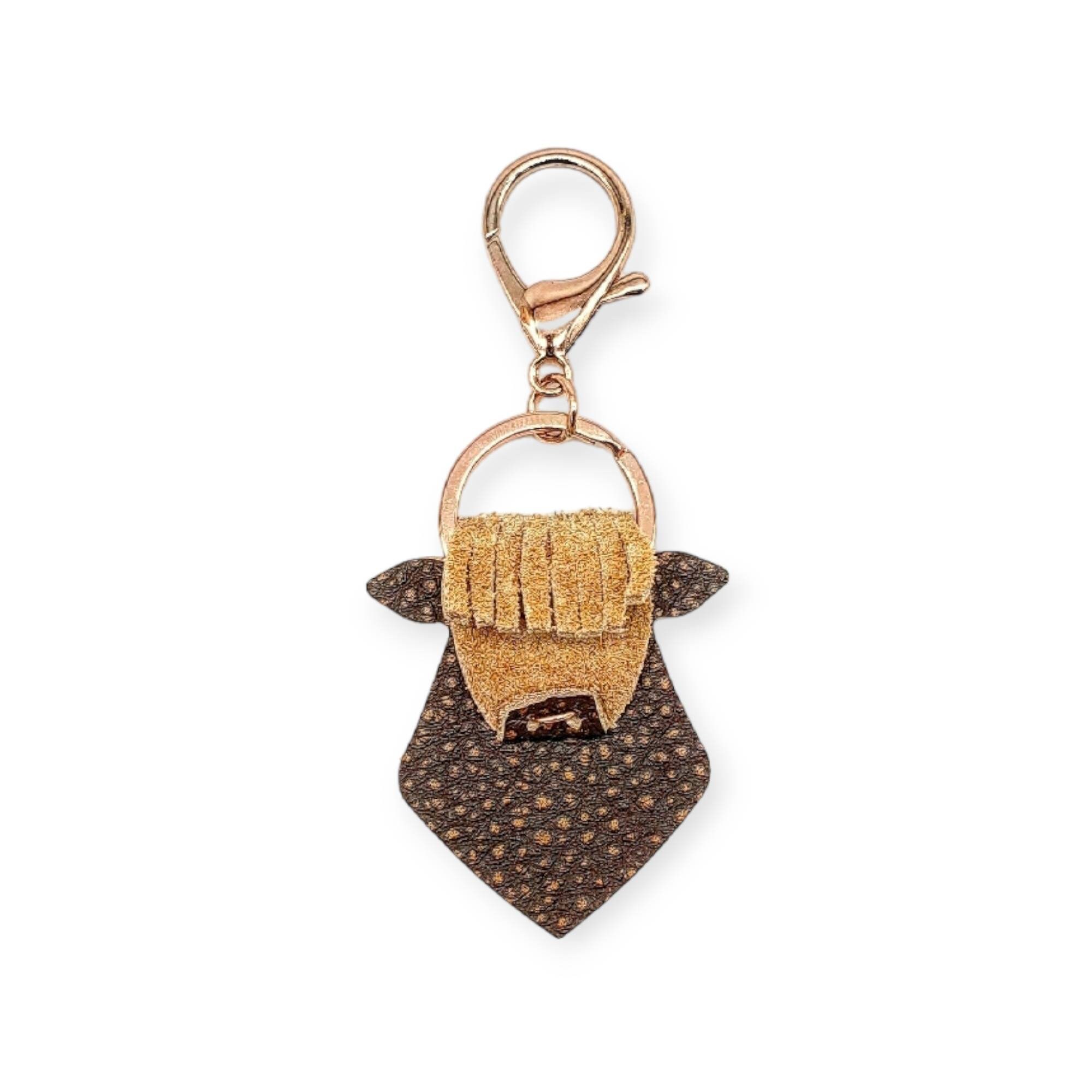 Louis Vuitton Monogram Baby Doe Bag Charm - Brown Keychains