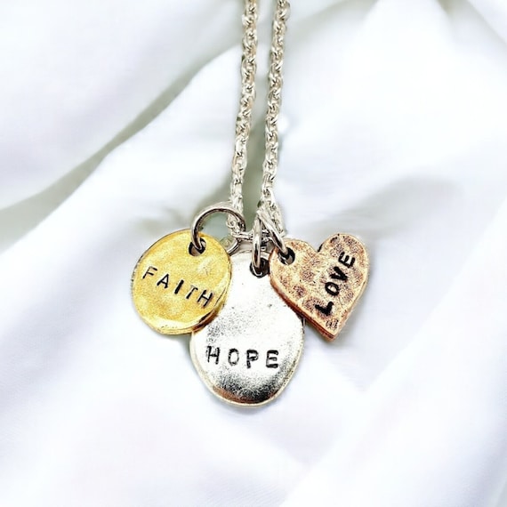 Faith hope and love jewelry best sale