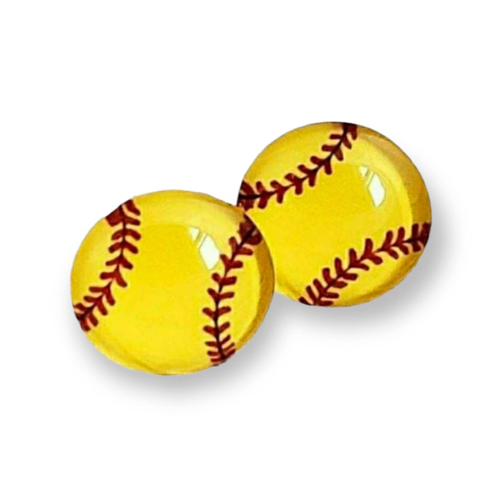 Softball Earrings Softball Jewelry Softball Mom Sports Etsy