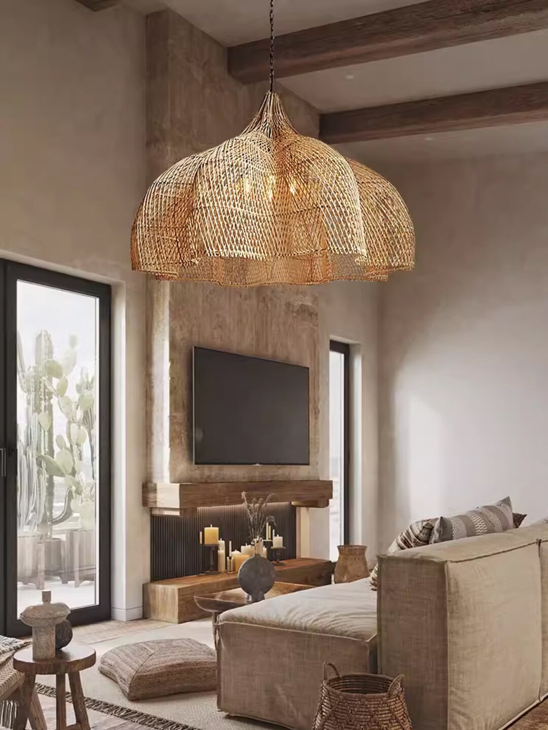 Rattan Pendant Lampshade High Quality Rattan Lightshade Lampshade