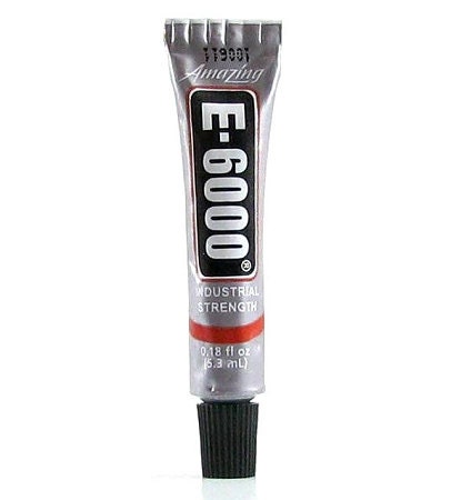 E6000 3.7 Ounce (109.4mL) Tube Industrial Strength Adhesive for Crafting,  10 Snip Tip Applicator Tips and Pixiss Art Dotting Stylus Pens 5 pcs Set