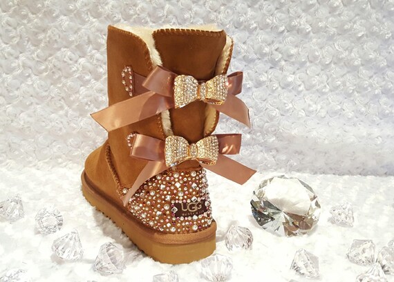 bailey bow uggs with rhinestones