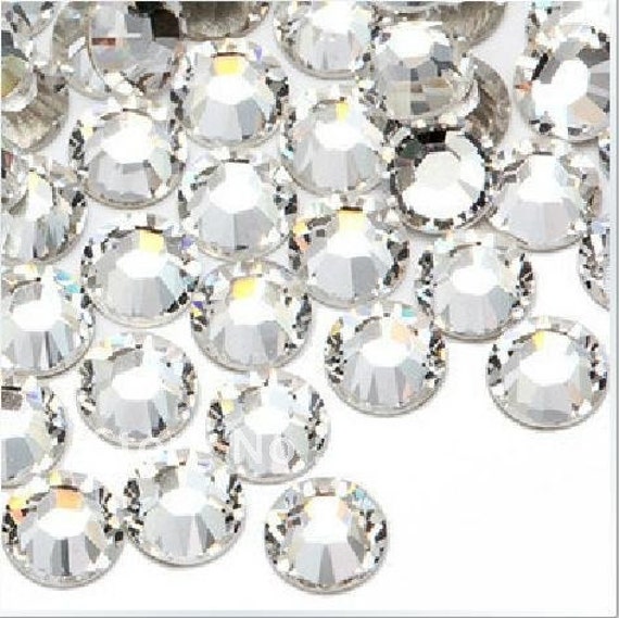 New 1000Pcs 3mm Flatback Crystal AB 14 Facets Resin Round Rhinestone Beads Hot 
