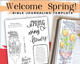 Soul Inspired - "Welcome Spring" Journaling Art - Songs 2:10 - digital download