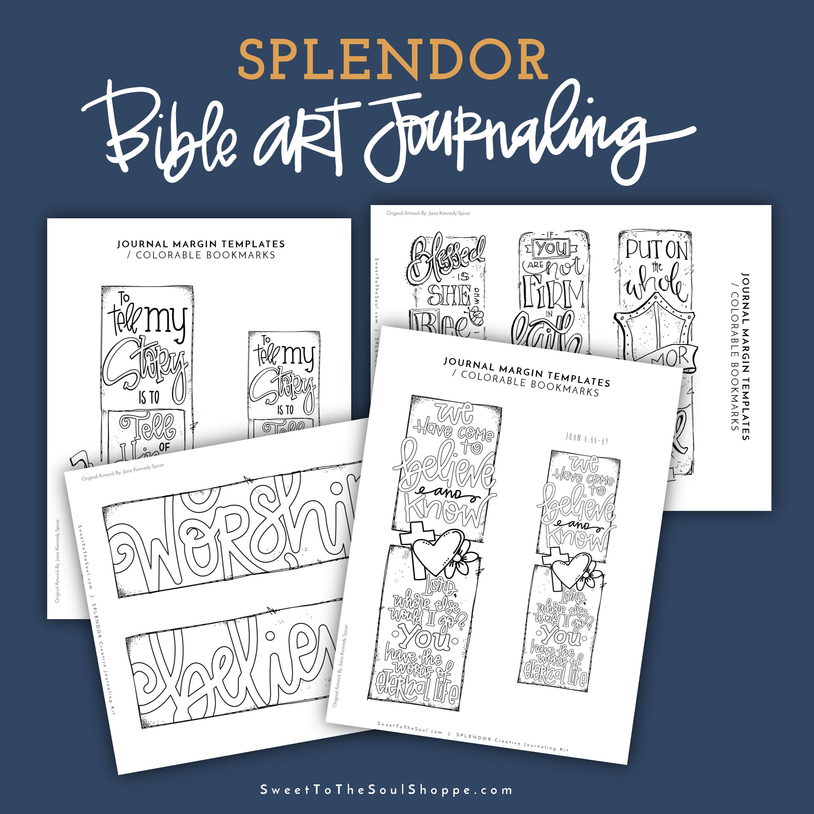 Soul Inspired splendor Bible Art Journaling - Etsy