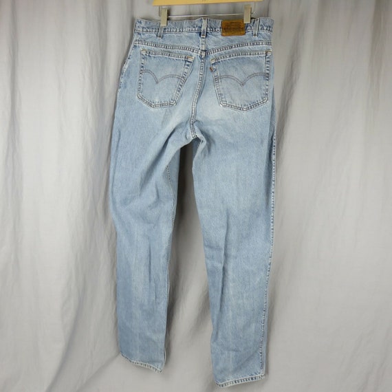 1990s Levi's 545 Loose Gold Tab Mens Denim Jeans … - image 4