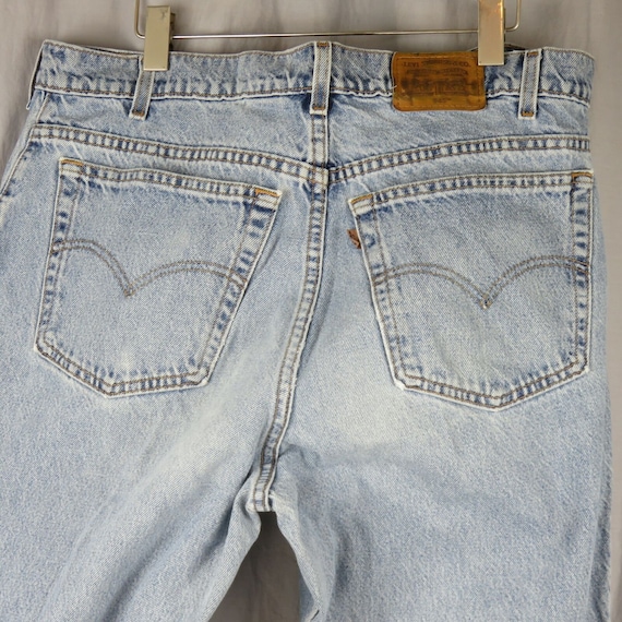 1990s Levi's 545 Loose Gold Tab Mens Denim Jeans … - image 3