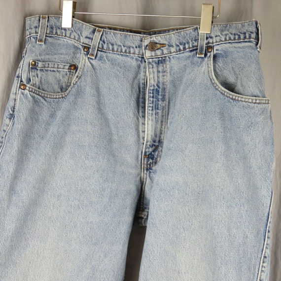 1990s Levi's 545 Loose Gold Tab Mens Denim Jeans … - image 5