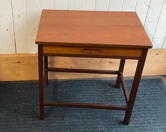 Mid Century Teak Bedside Table Cabinet 1960s Danish style