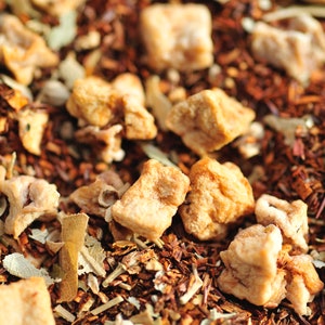 Apple Rooibos tea | Organic Artisan Handcrafted Red Tea | Premium Quality Loose Leaf Tea | Fruit Tea
