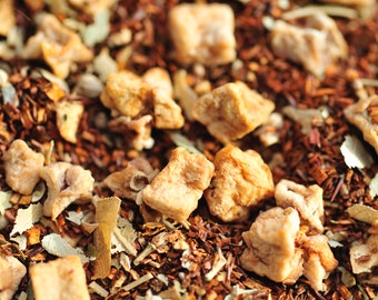 Apple Rooibos tea | Organic Artisan Handcrafted Red Tea | Premium Quality Loose Leaf Tea | Fruit Tea