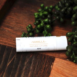 Vanilla Lip Balm | Luxurious Herbal Chapstick | Best Lip Balm | Soothe Dry Chapped Lips | Preventative Lip Care | Healthy Lips