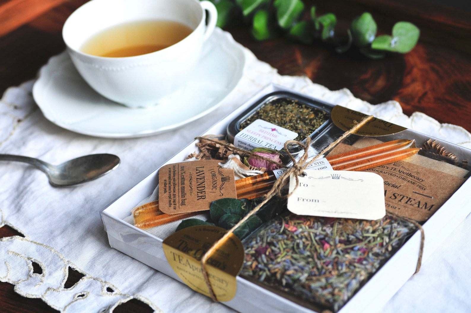 TEA TIN SAMPLER Gift Set Artisan Handcrafted Tea Tea Steam Etsy