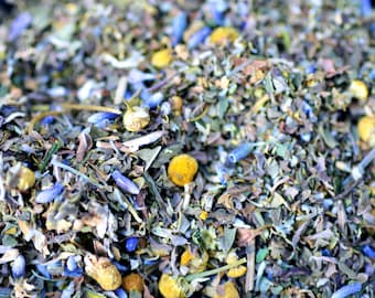 Sleepy Princess herbal infusion | Organic Artisan Handcrafted Herbal Tea | Premium Loose Leaf Tea | Sleepytime Tea | Dreaming & Nighttime