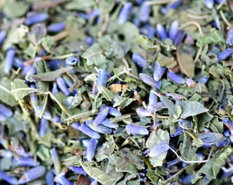 Queen&#39;s Favorite herbal infusion | Organic Lavender & Lemon Verbena | Artisan Handcrafted Herbal Tea | Premium Quality Loose Leaf Tea