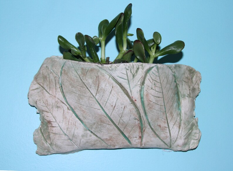 succulent pot, Plant Pocket Pot Planter leaf pot plant pot Indoor or Outdoor Planter small plant planter Wall Planter Leaf Planter