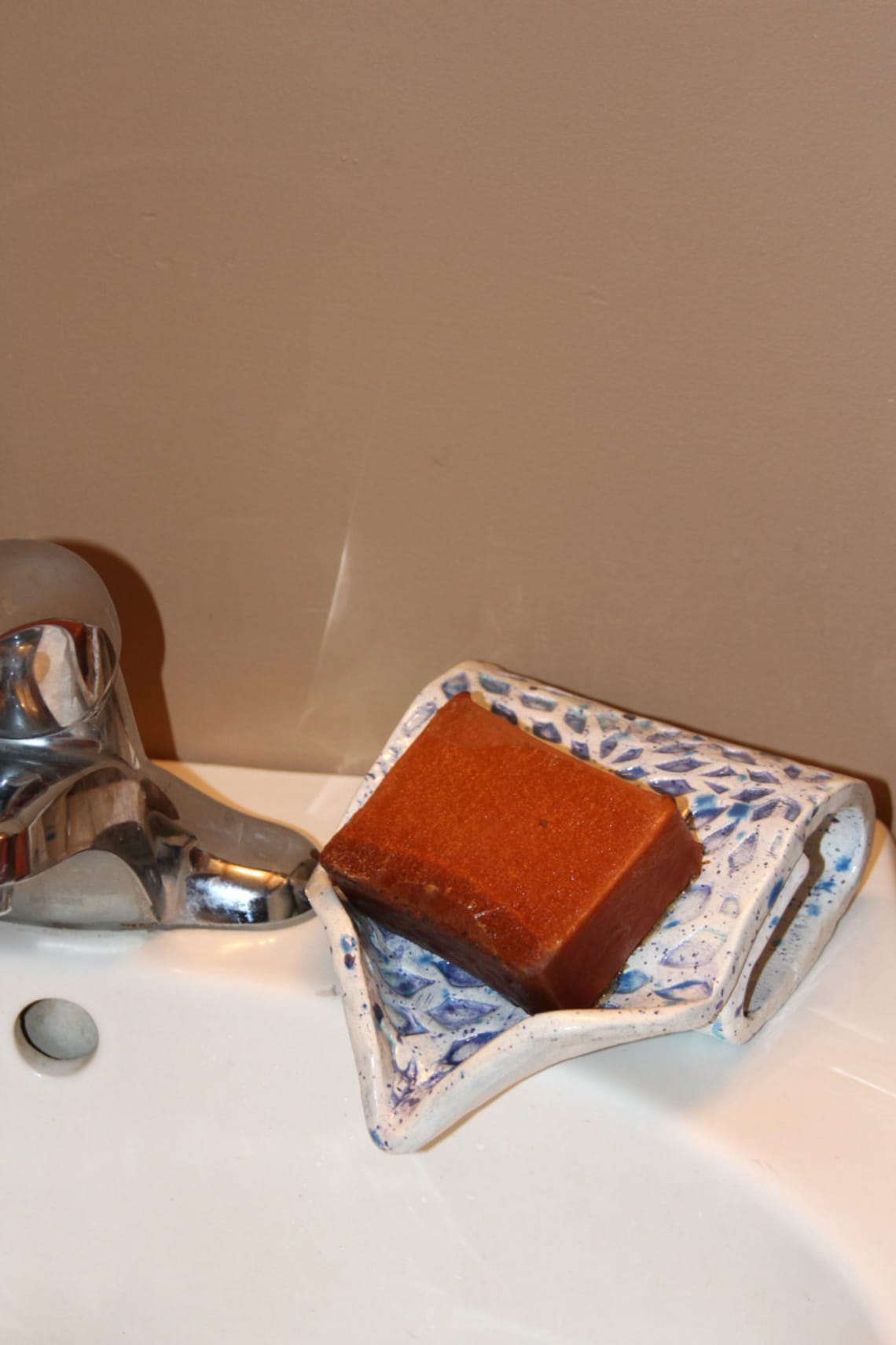 Selfdraining Soap or Sponge Dish Soap Dish Sponge Holder Etsy