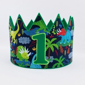 Dinosaur Crown, Dinosaur Birthday Crown, Jurassic Dinosaurs, Birthday Hat, Dinosaur invitation, Boys Birthday Crown, Kids Dinosaur Party