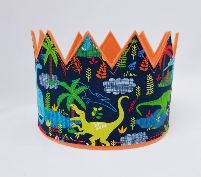 Dinosaur Crown Dinosaur Birthday Crown Jurassic Dinosaurs | Etsy