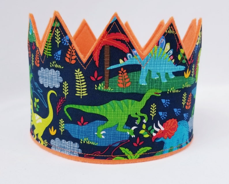 Dinosaur Crown Dinosaur Birthday Crown Jurassic Dinosaurs | Etsy