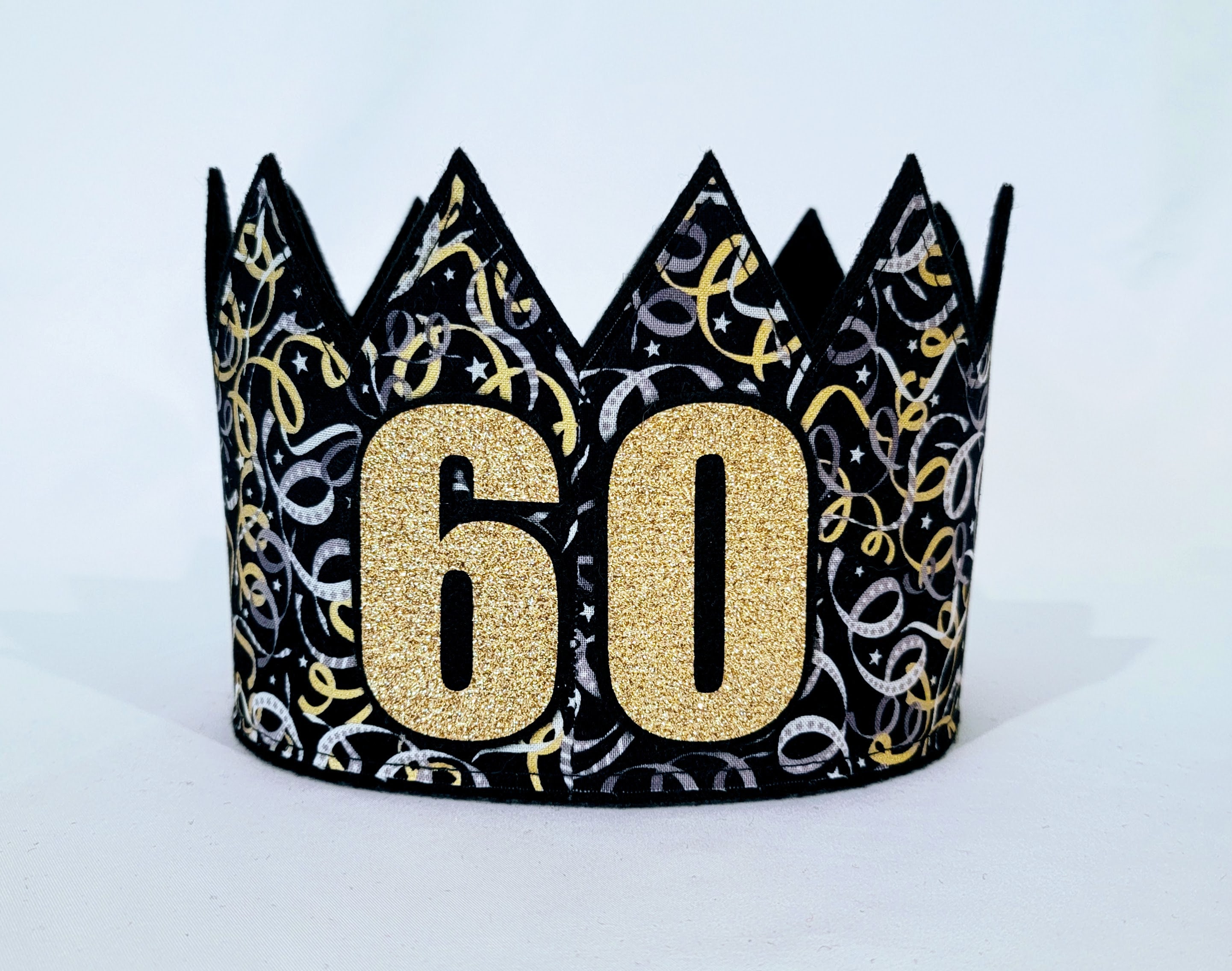 60th-birthday-crown-60th-birthday-hat-gold-60th-crown-gold-etsy