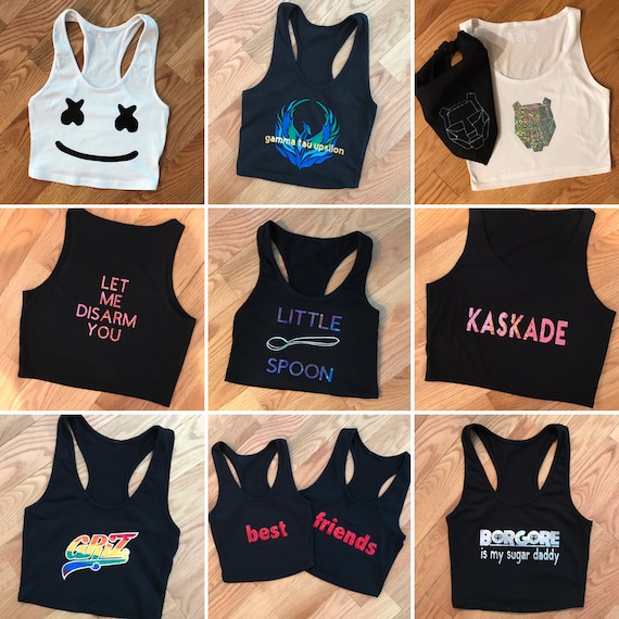etsy custom crop top