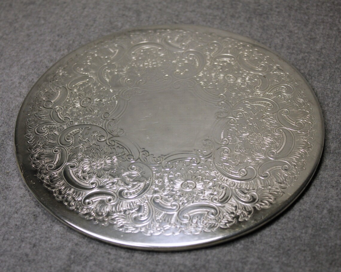 Silver Plated Trivet made in England EPCA Electro Plated Etsy