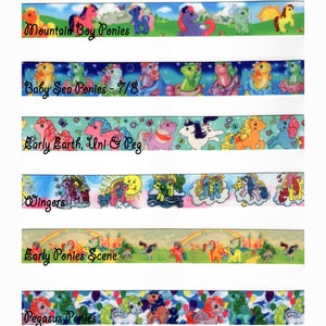 My Little Pony - 2016 Geektastic Exclusive Ribbons - Flutter, Mountain Boy, Baby Sea, Winger, Early Scene, Pegasus, TAF - Sarah Keefer