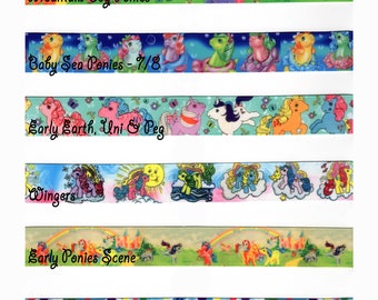 My Little Pony - 2016 Geektastic Exclusive Ribbons - Flutter, Mountain Boy, Baby Sea, Winger, Early Scene, Pegasus, TAF - Sarah Keefer