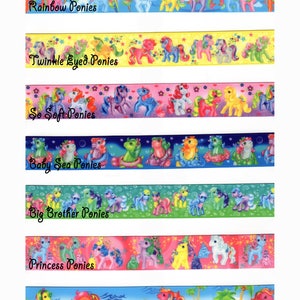 My Little Pony - 2015 Geektastic Exclusives Ribbons - Rainbow, So-Soft, Baby Sea, Twinkle-Eyed, Big Brother, Princess, Tropical