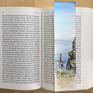 Aquarel bladwijzer Ierland, Cliffs of Moher, originele aquarel