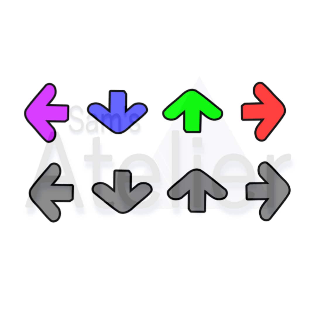 SVG FILE - Arrows- Graffiti- FNF- Funk- Pop-colorful Arrows - Etsy UK