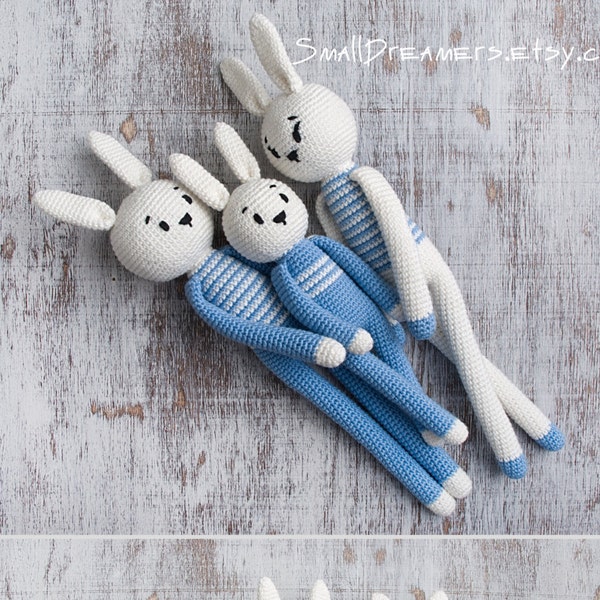 Crochet rabbit, Photo props gift, Bunny nursery decor, Stuffed rabbit toy, Woodland animal crochet toy, Soft baby gift Newborn gift