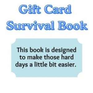 Gift Card Book Print Out, Digital Download, Gift Card Survival Book, Teen Gift, College Send Off, Graduation Present, Gift Card Printable
