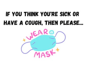 Wear a Mask Sign: Office, Doctor, Dentist (Digital Printable)