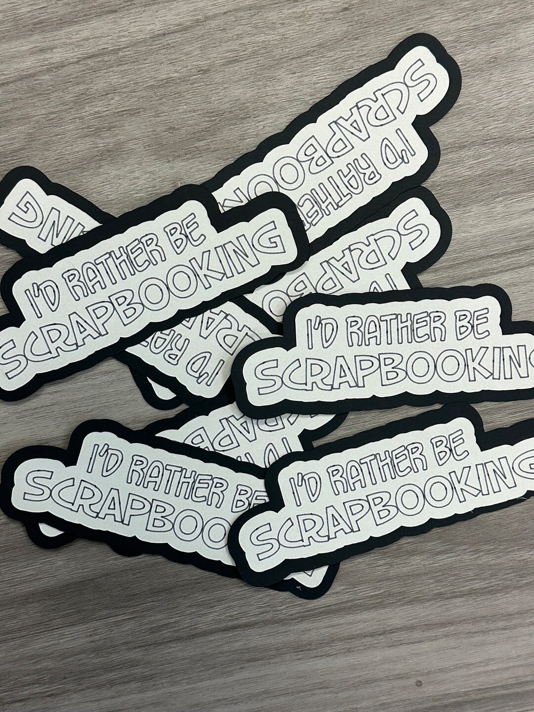 Scrapbooking Title Paper Piecing Die Cut - Etsy
