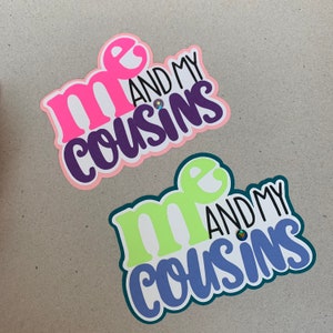 Cousins Paper Piecing Die Cut